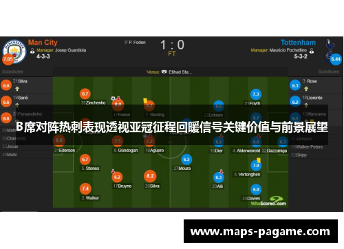 B席对阵热刺表现透视亚冠征程回暖信号关键价值与前景展望